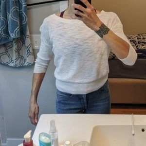 3/4 sleeve open back shirt